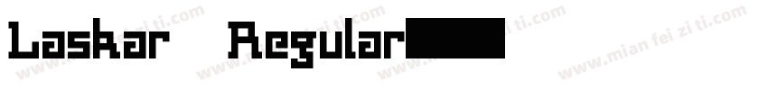 Laskar Regular字体转换